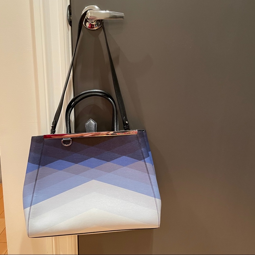 Fendi limited edition runway 2Jours bag in blue